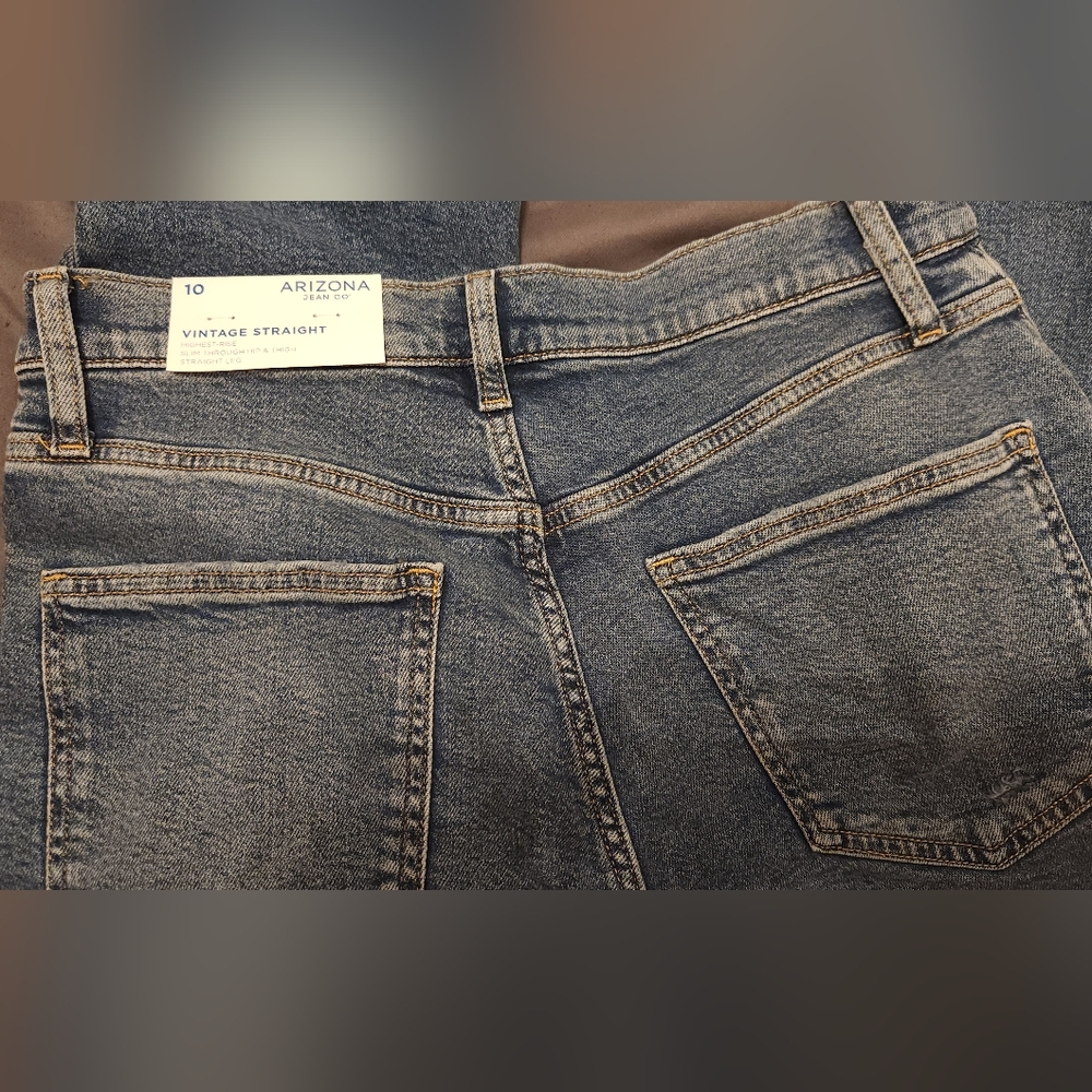 Arizona Jean Company Vintage Straight Blue Jeans